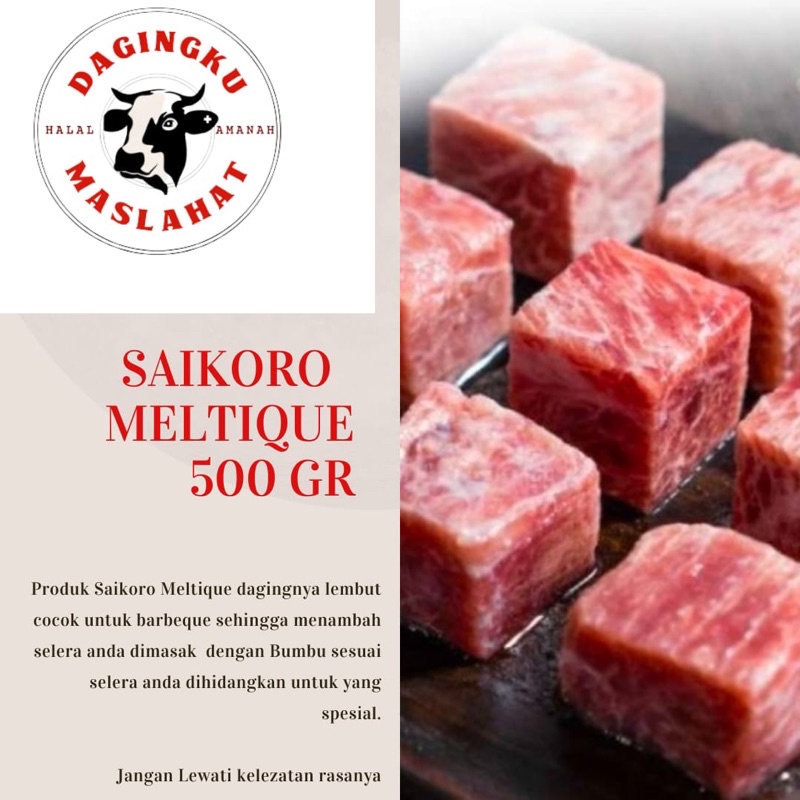 

Saikoro Beef Wagyu cube steak