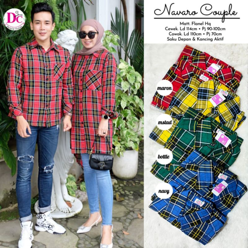 NAVARO COUPLE // COUPLE BAPAK IBU BISA COD BY DC FAMILY OUTLET