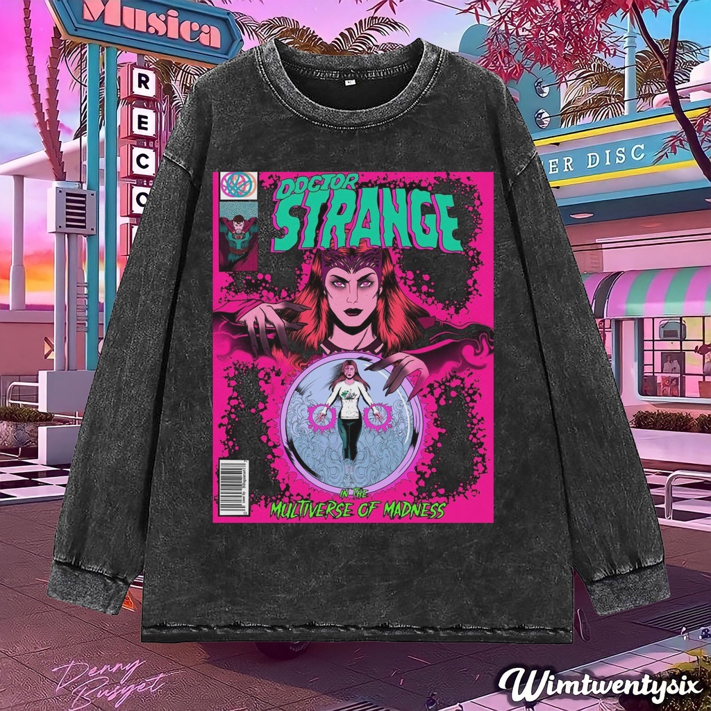 Wimtwentysix “Doctor Strange and wanda vision multiverse” Oversized T-Shirt | Longsleeve Tee | Kaos 
