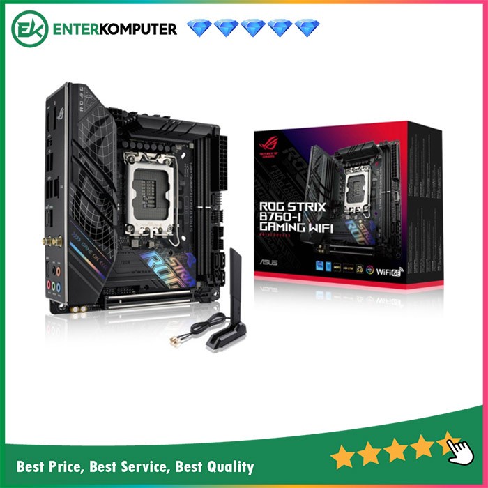 Asus ROG STRIX B760-I Gaming WIFI (LGA1700, B760, DDR5, USB3.2 Type-C)