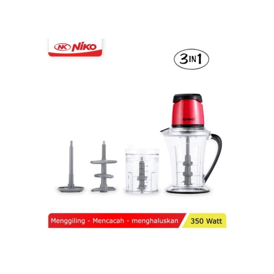 NIKO  Food Chopper Katana Next Rose 2 Liter Original Garansi Resmi