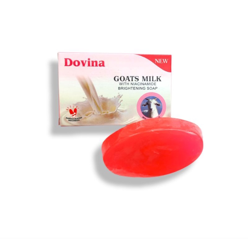 SABUN DOVINA GOATS MILK WITH NIACINAMIDE [𝗕𝗣𝗢𝗠]