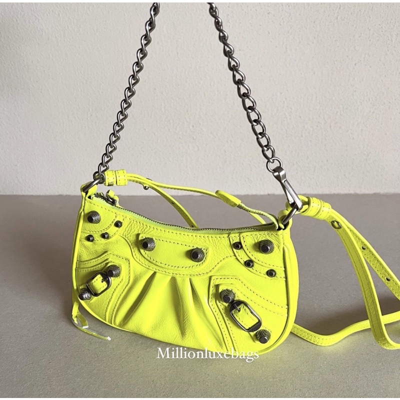 Le Cagole Mini Purse Light Green