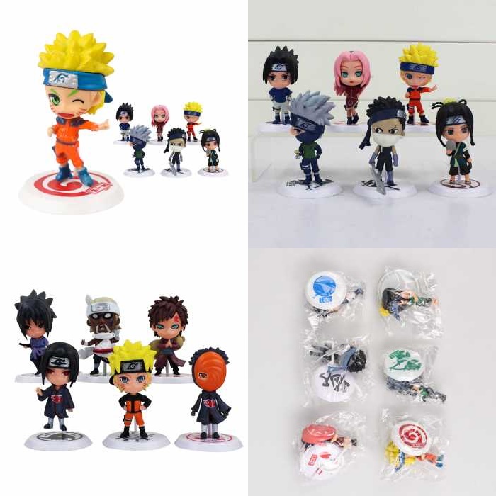 Mainan Anak Action Figure Naruto 6 PCS