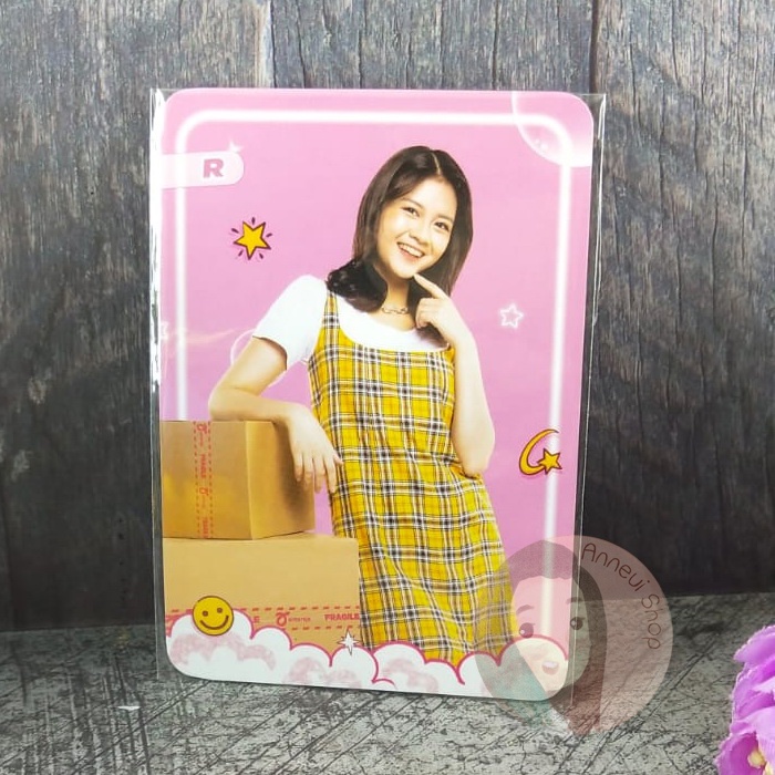 PC Photocard Kartu R Anteraja x JKT48 Chika Christy Feny Fiony Gracia Jinan Marsha Shani Zee Senbatsu Single Flying High