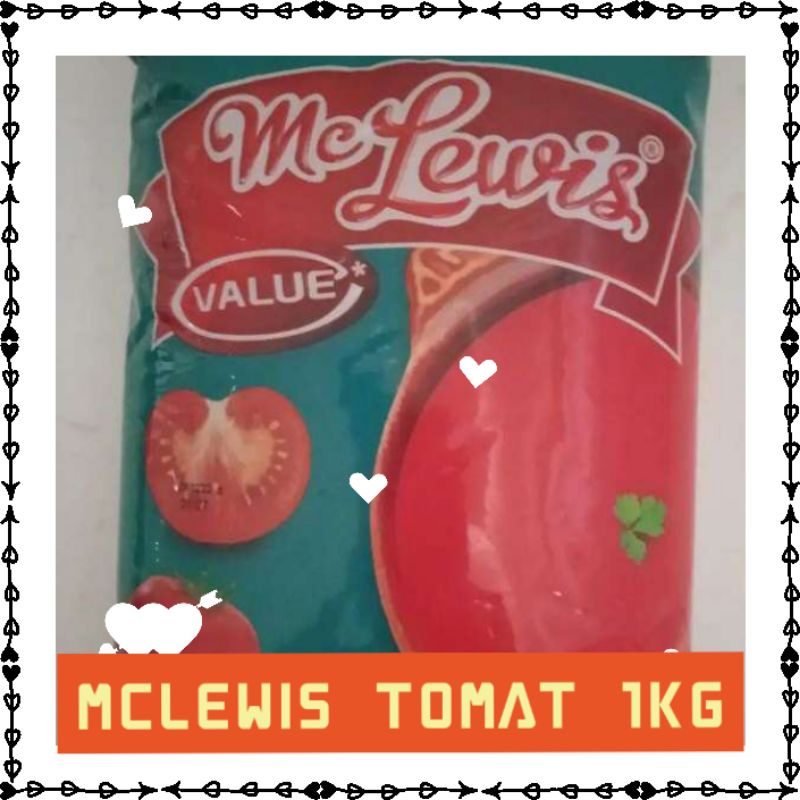 

Saus tomat mc lewis 1 kg