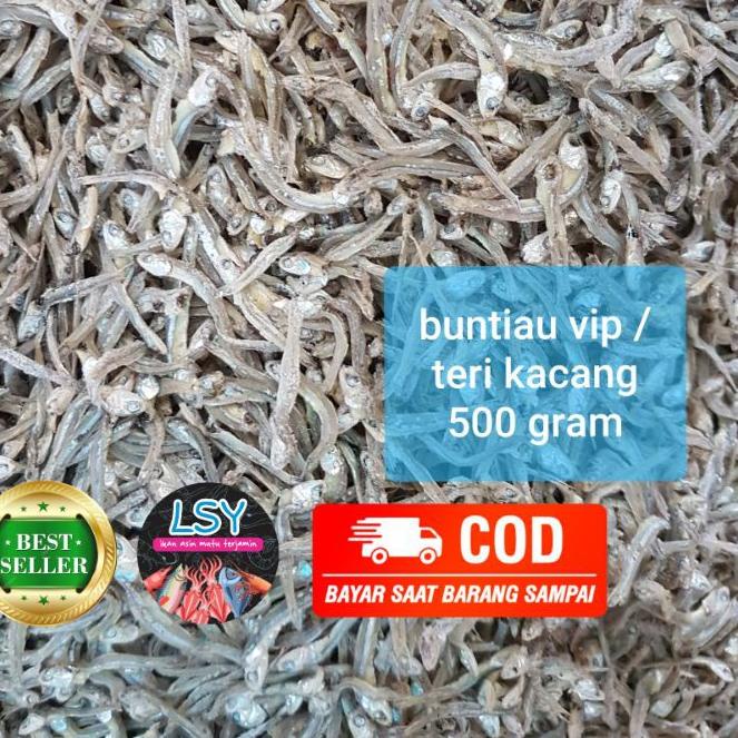 

Discount | KI3 | ikan asin teri kacang / teri buntio vip super 500gr