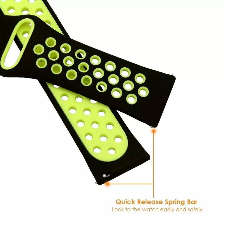 Tali Jam Strap Samsung Watch Active 40mm / Samsung Watch 42mm / Samsung Gear Sport - Nime Rubber Silikon Sporty