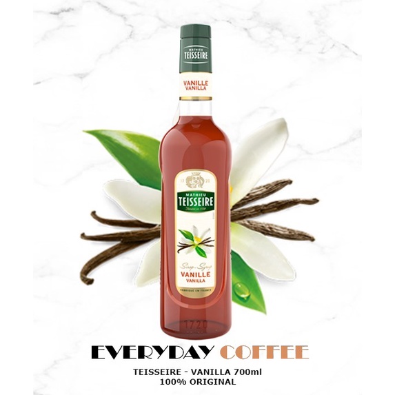

TEISSEIRE SYRUP VANILLA 700ML (FRANCE NO. 1 SYRUP)