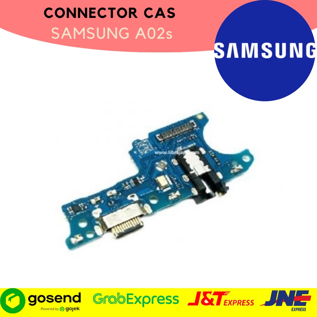 Konektor colokan cas Samsung A02s bergaransi