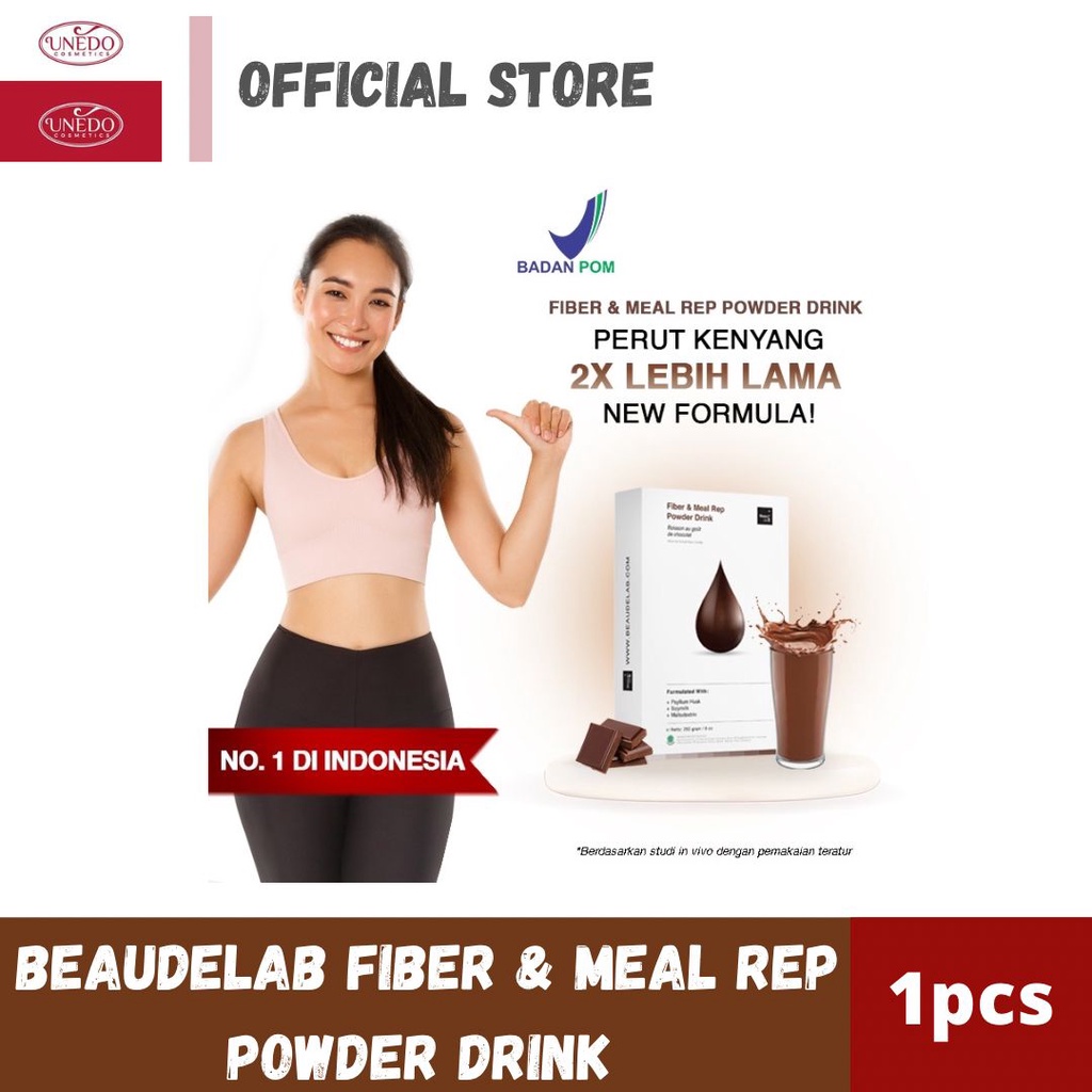 Beaudelab Coklat Fiber Drink Minuman Pengganti Makanan