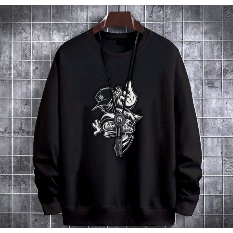 Sweater Crewneck Skate man keren simple