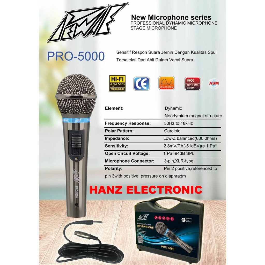 mic kabel  pewie Pro 5000