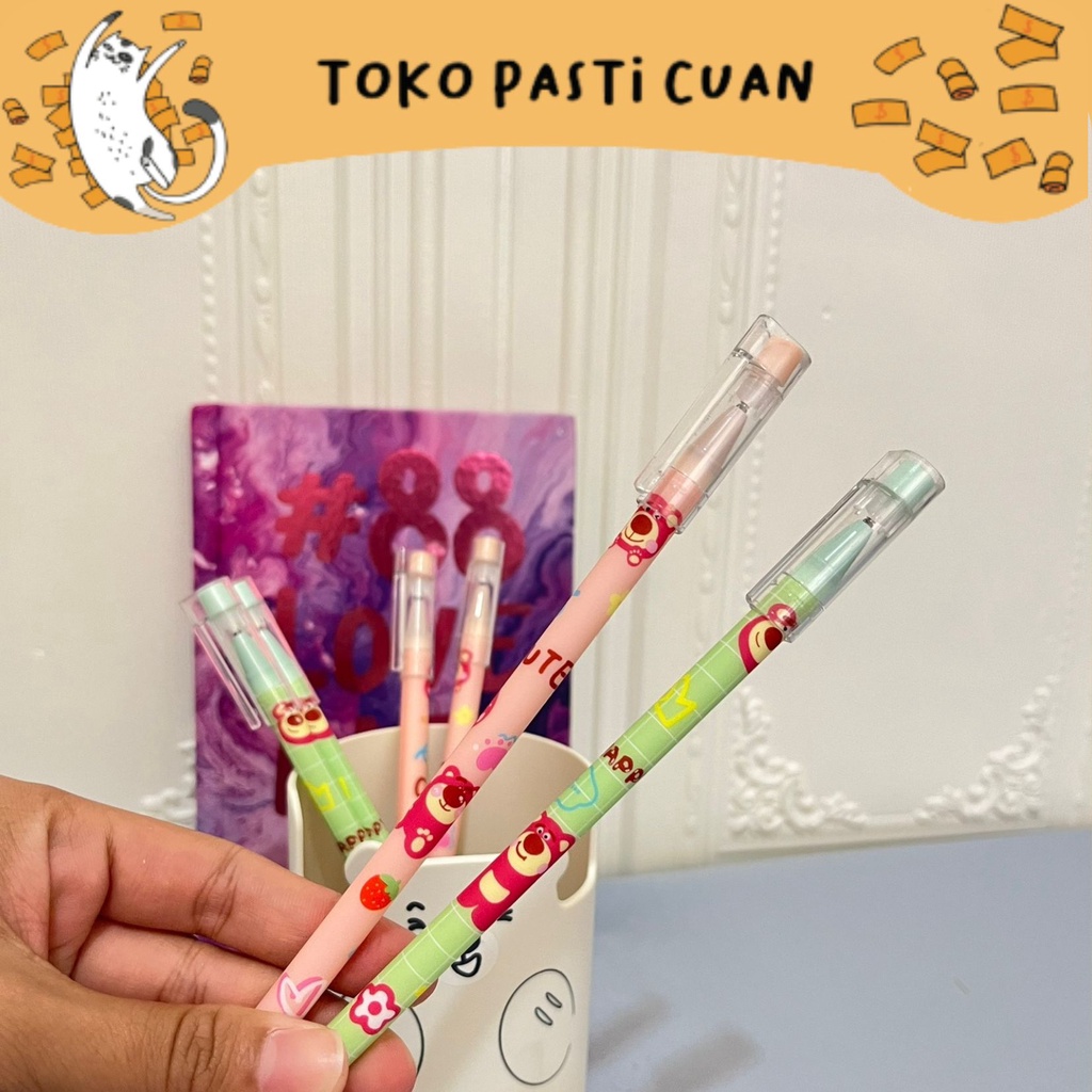

pulpen pen odemai karakter lotso pen lucu bolpen kebutuhan sekolah anak bisa COD imut import termurah kualitas dijamin