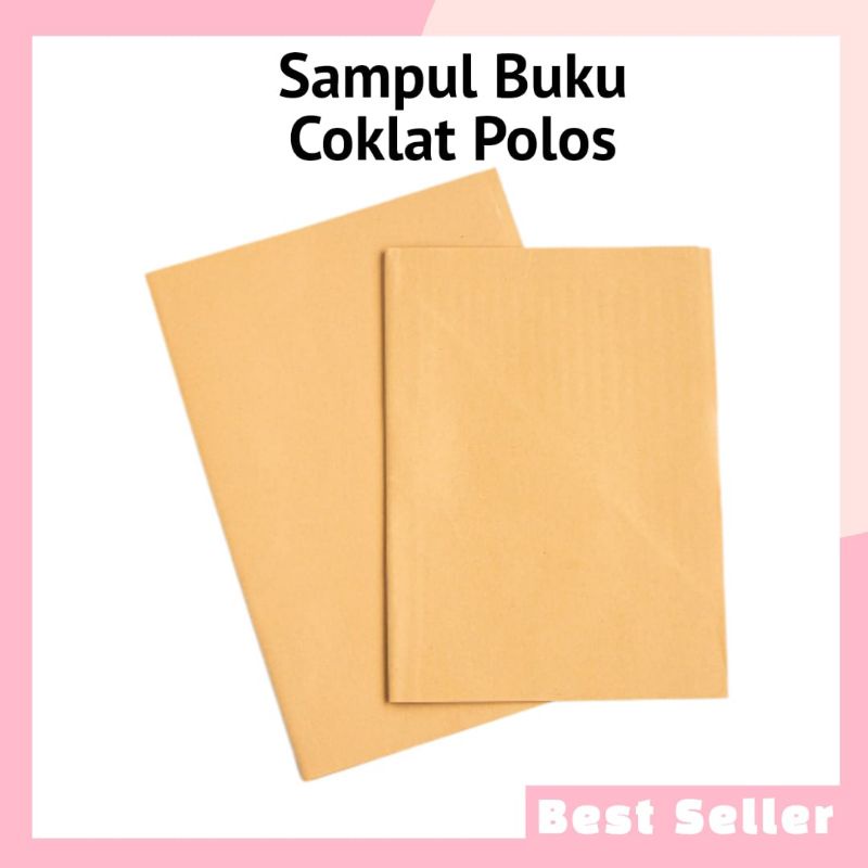 

Sampul Buku Polos Coklat Kwarto/Boxy 1 Pack Isi 100 Lembar