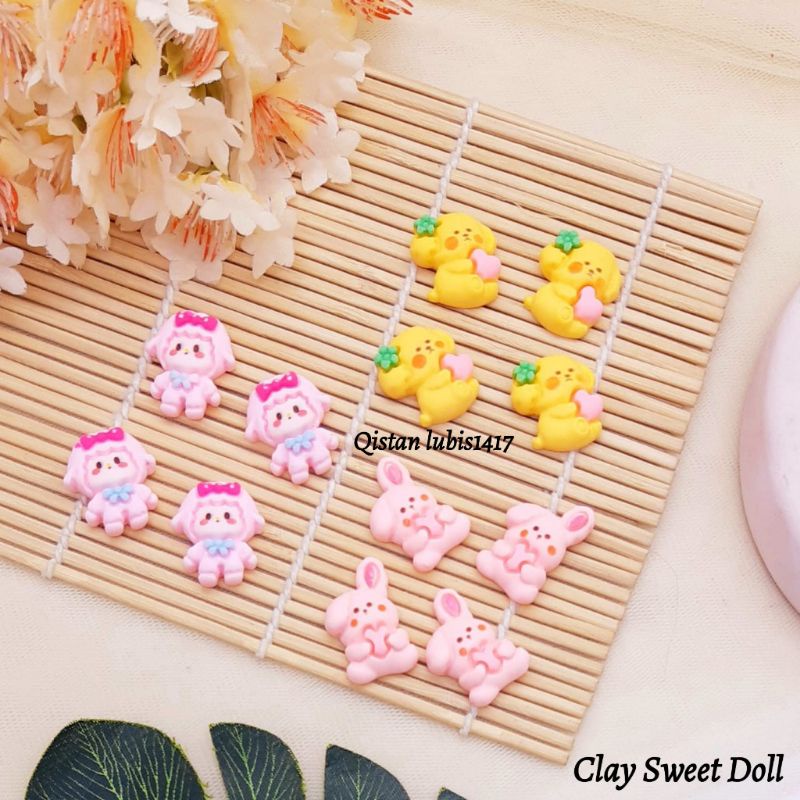 Clay Daisy Bear n Friends Kemasan 10 Pcs