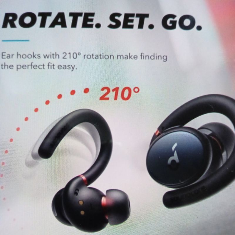 Anker Soundcore Sport X10 - Earphone TWS In-ear Putih 8 Jam Baterai IPX7