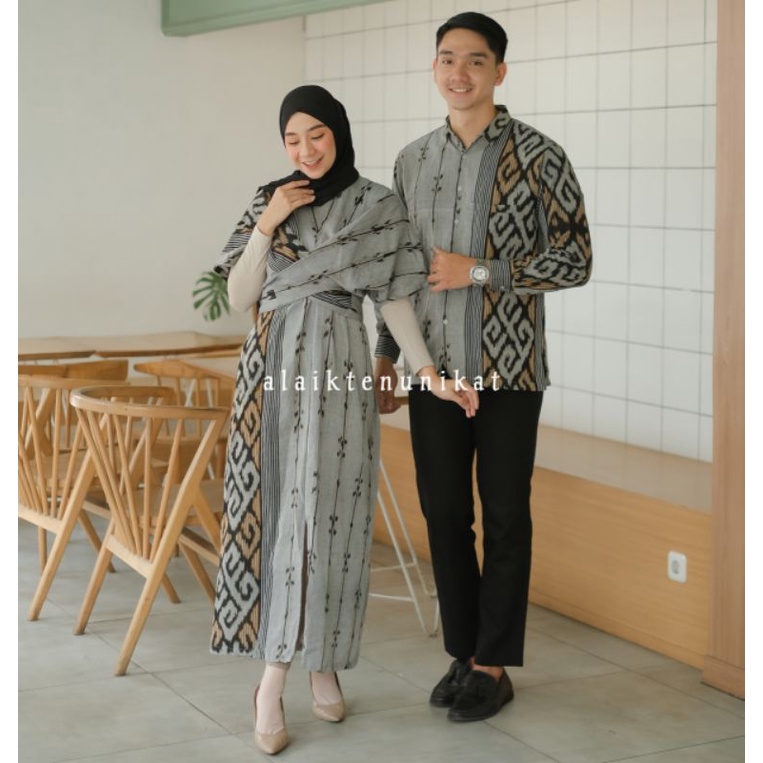 GAMIS TENUN RAISA - COUPLE TENUN - BAJU TENUN - DRESS TENUN - KEMEJA TENUN