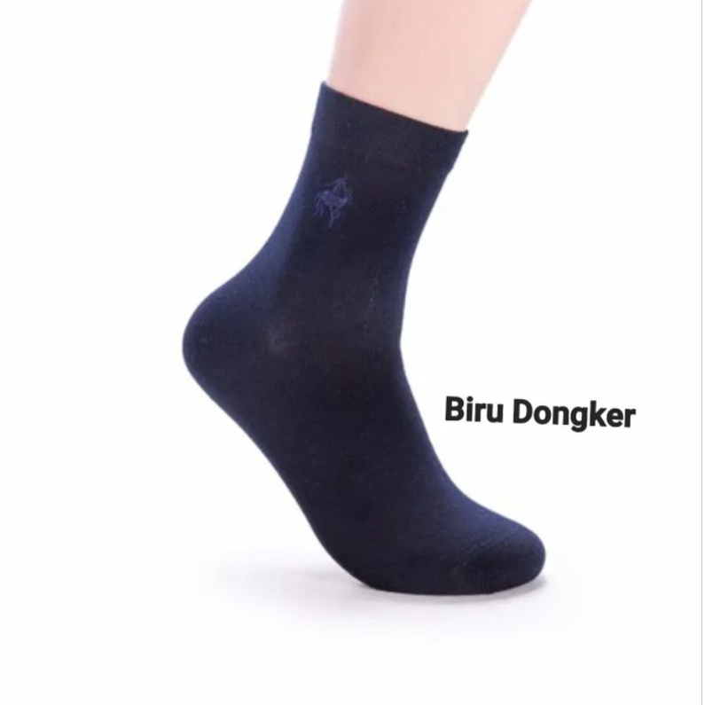 Pier polo Kaos Kaki Kantor Kerja Pierpolo Socks Original Premium Kaus Kaki Sekolah 001B