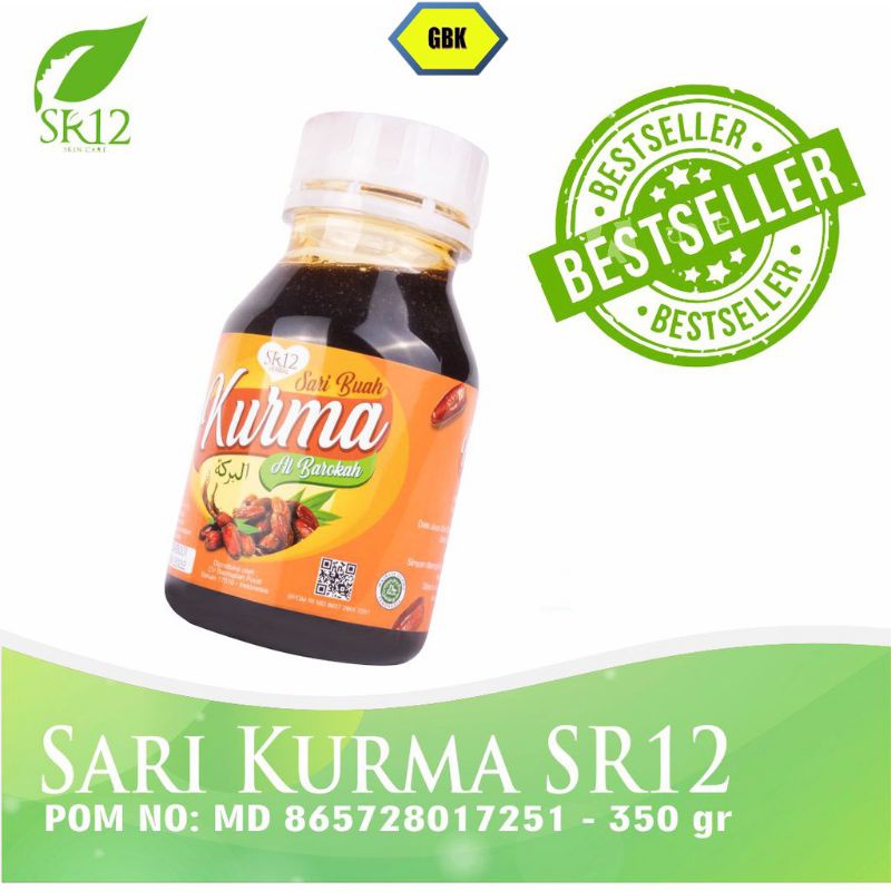 SARI KURMA SR12 TAMPA GULA KENTAL MANIS