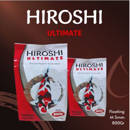 HIROSHI ULTIMATE 800gr Pakan Ikan Makanan Pelet pellet Floating 800 Gram