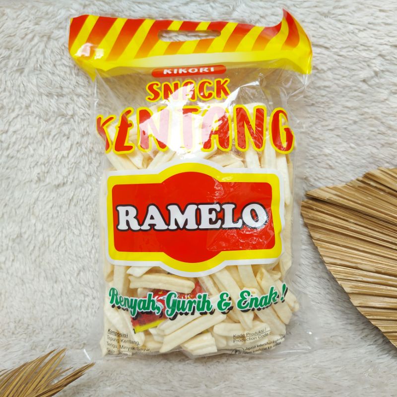 

Kentang Ramelo Saos Asin Gurih Special Caculs Snack Makanan Ringan