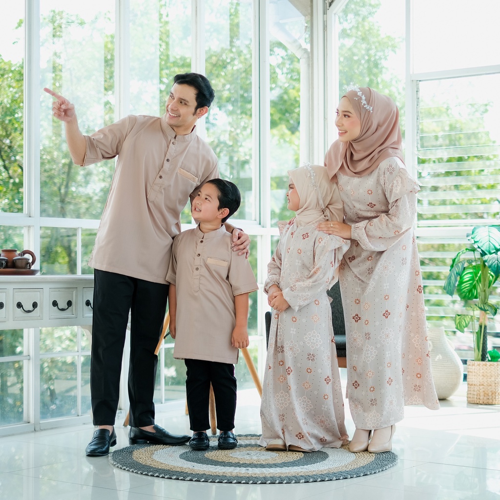 DRUPALA FAMILY SET GAMIS KOKO SET KEMBAR COUPLE KELUARGA