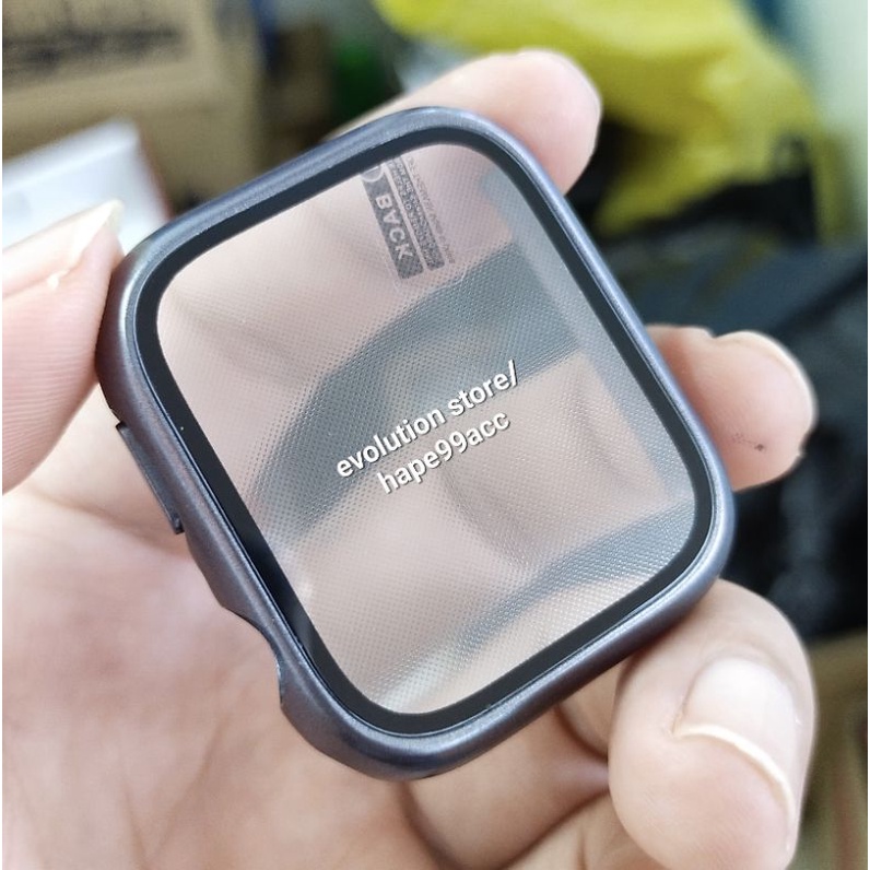 Apple watch 41 mm 45 mm hard case cover with tempered glass