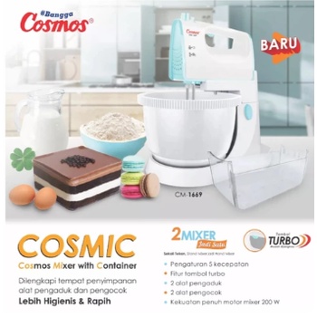 COSMOS MIXER CM1669 / CM 1669 / CM-1669 (STAND MIXER) GARANSI RESMI