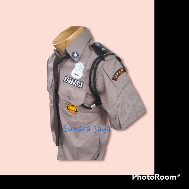 Recomended seragam satpam/Baju PDH satpam + atribut