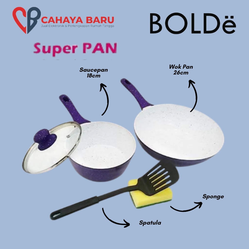 BOLDE SUPER PAN SET 5PCS