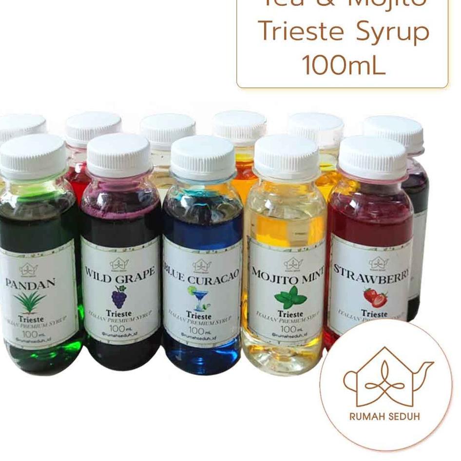 

Termurah Trieste Syrup 100mL - Tea and Mojito Syrup- Banana, Blue Curacao, Lychee, Mango, Mint, Pandan buruan