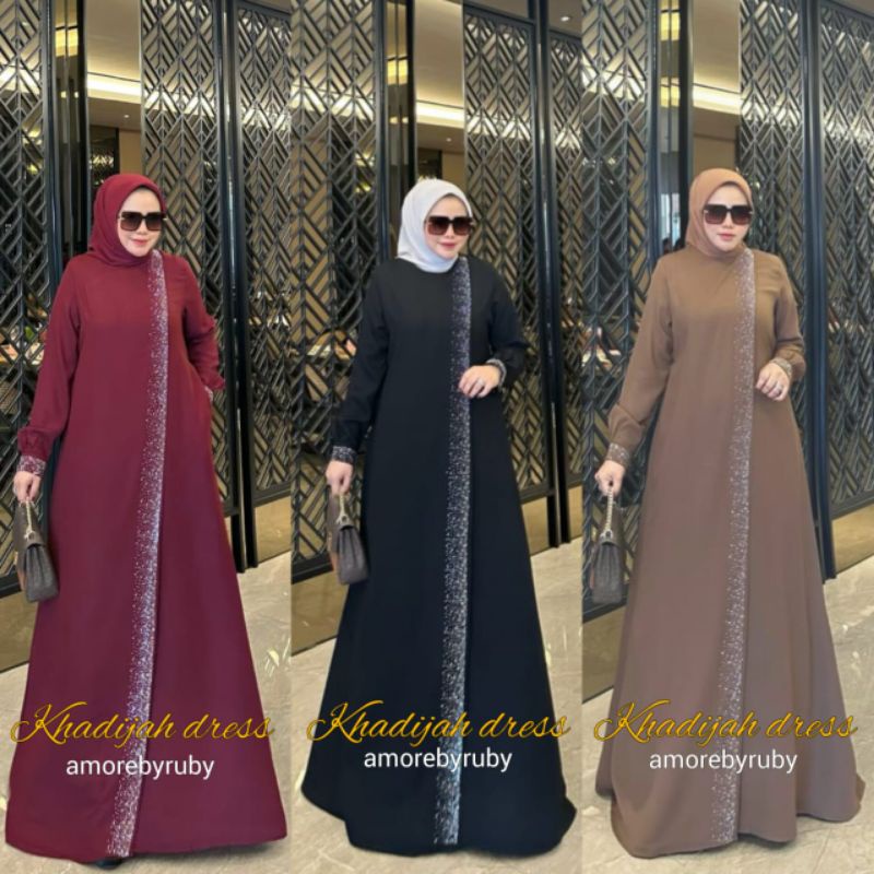 GAMIS PESTA MEWAH/GAMIS KHADIJAH/ORIGINAL AMORE BY RUBY