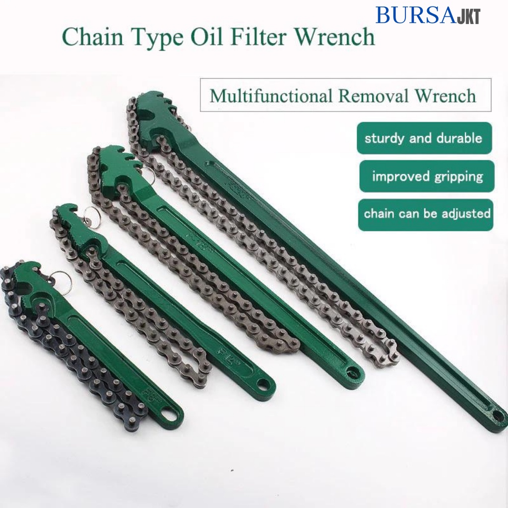KUNCI PEMBUKA FILTER OLI MODEL RANTAI 8 / 12 INCH