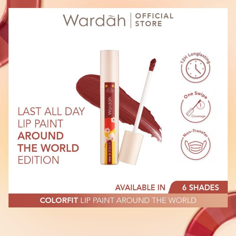 Wardah Colorfit Lip Paint 5gr