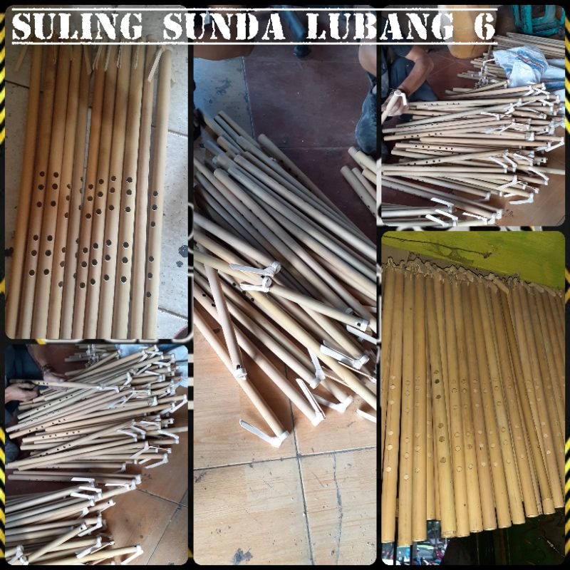 suling bambu/ sunda  lubang 6