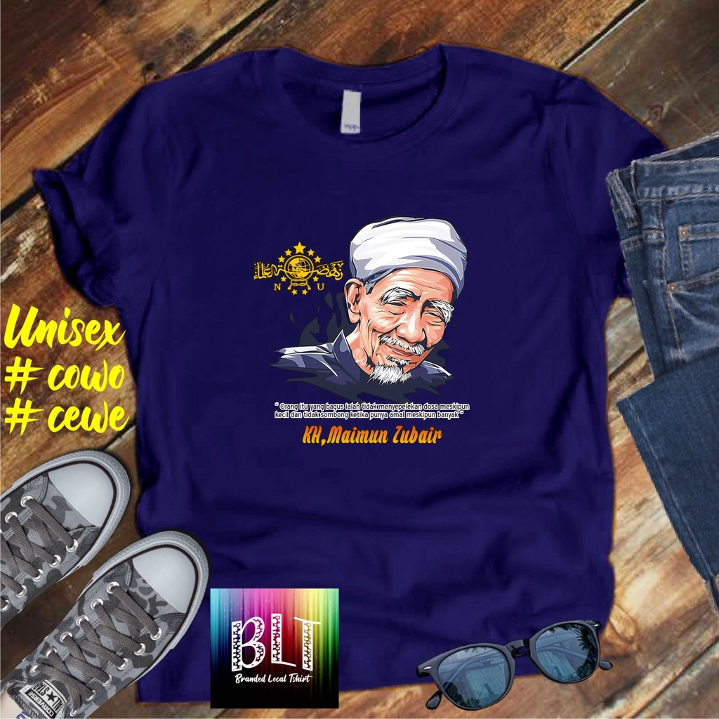 Cod Diskon Promo Gratis Ongkir/Kaos DTF KH MAIMUN ULAMA NU Kaos Pria Distro /Kaos Murah Kaos katun/Pakaian Pria  Pakaian Wanita Kaos Viral/Best Seller