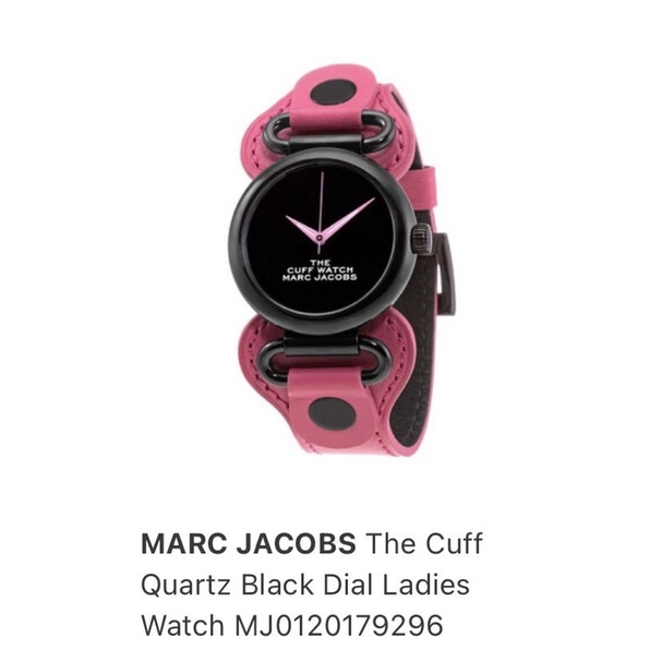 Marc Jacob the Cuff Black Dial Ladies MJ0120179296