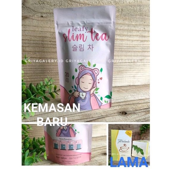 Leafy Teh daun jati belanda Leafy ( pelangsing ) Tea Celup Penurun berat badan diet herbal alami