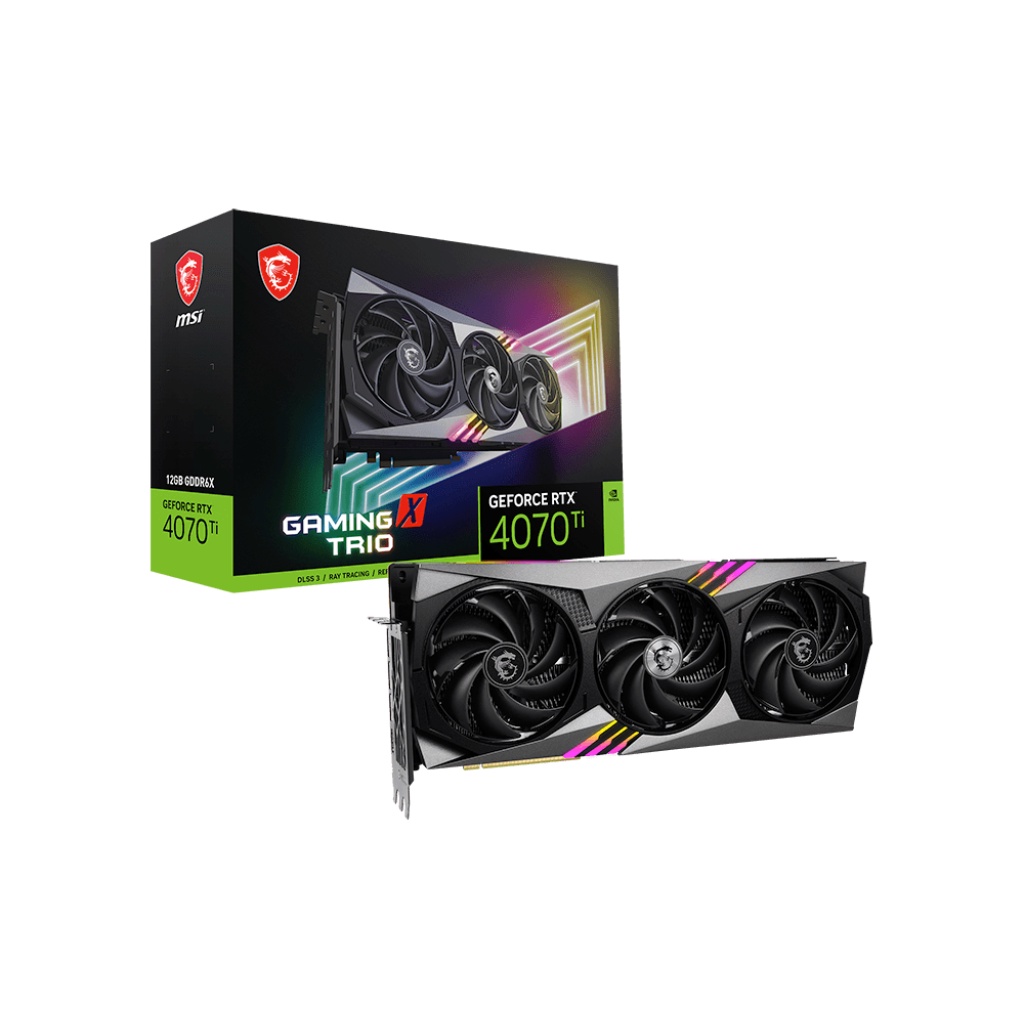 VGA MSI GeForce RTX 4070 Ti GAMING X TRIO 12G | RTX 4070Ti 12GB GDDR6X