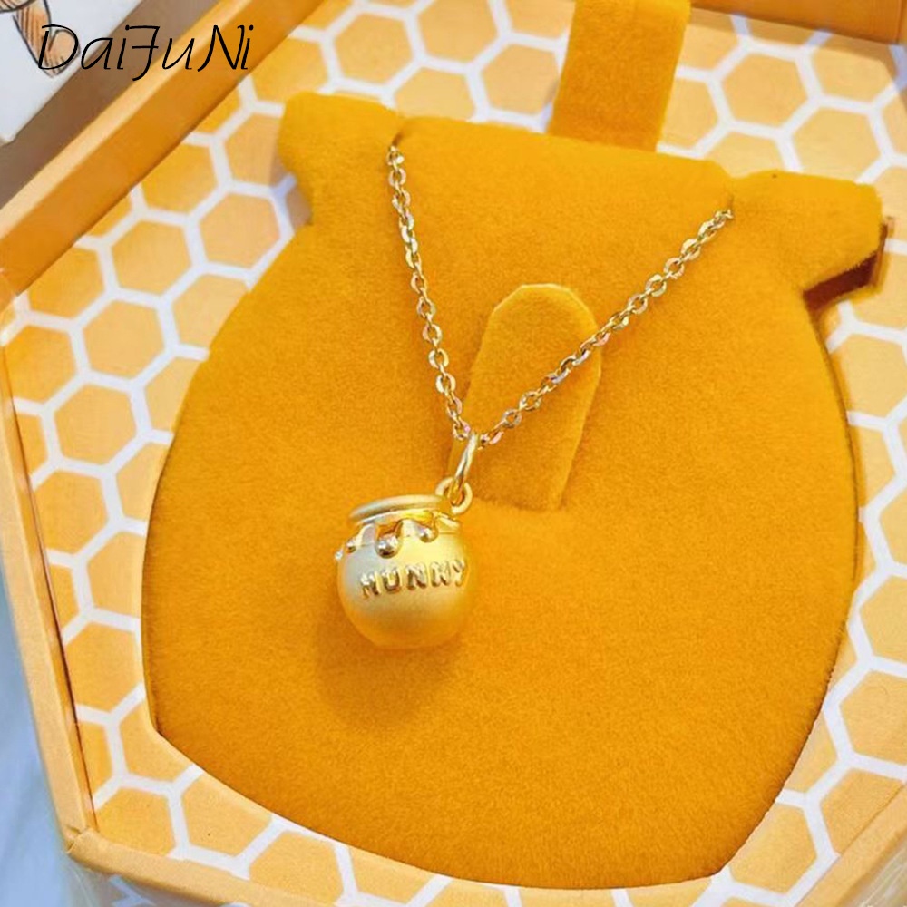 COD❤️Kalung Winnie-the-Pooh Alloy Bahan Kartun Lucu Korea Gaya Aksesori Fashion- cl