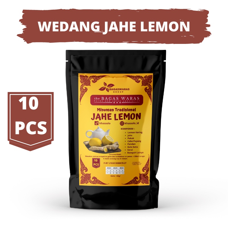 

Wedang jahe lemon minuman tradisional rasa lemon