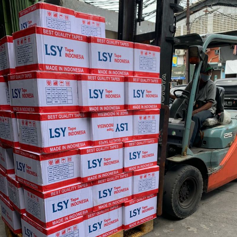 

HJK lakban bening / cokelat 300yard 1 dus isi 24 roll LSY TAPE INDONESIA ( CBM )