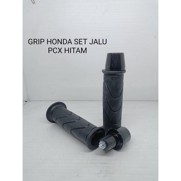 handgrip standar honda set jalu pcx hitam grip motor universal