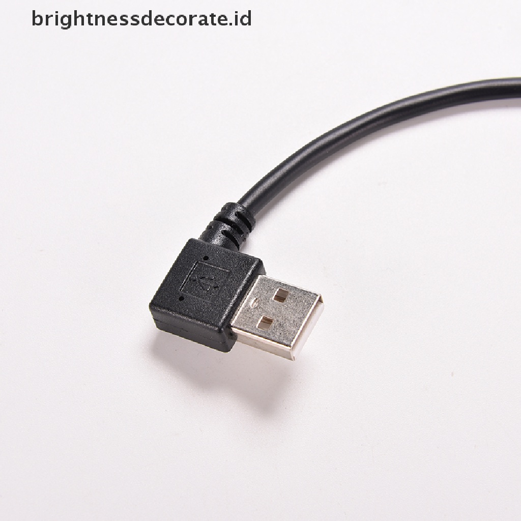 [Birth] Usb 2.0 A Right Male plug to Mini B 5P Sudut Kanan Male plug Kabel Adaptor [ID]