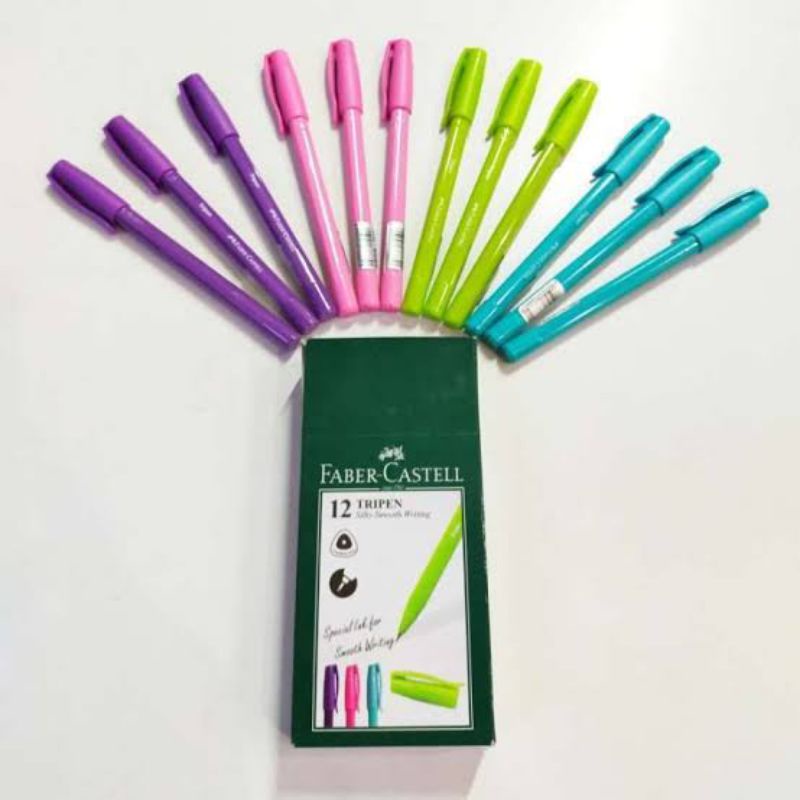 

Pulpen Tripen Faber-Castell 1 box isi 12 pcs
