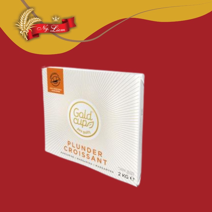 GOLD CUP Croissant Margarine Sheet / Korvet 2 kg (GOJEK/GRAB ONLY)