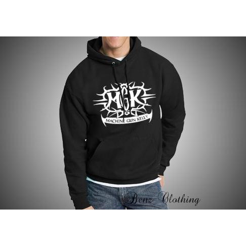 Jaket Hoodie Sweater Machine Gun Kelly Outerwear Pria Wanita Jumper Fleece Sablon Polos