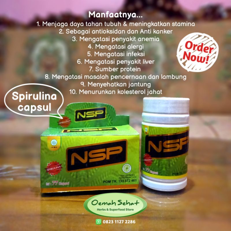 Spirulina NSP Toga Nusantara -- spirulina nsp