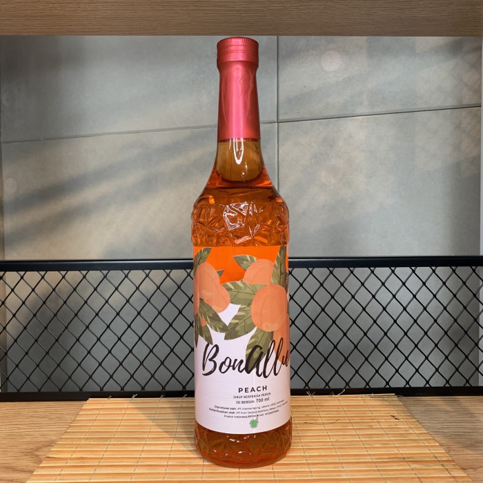 

BONALLIE SYRUP PEACH SIRUP BONALLIE PEACH 700ML